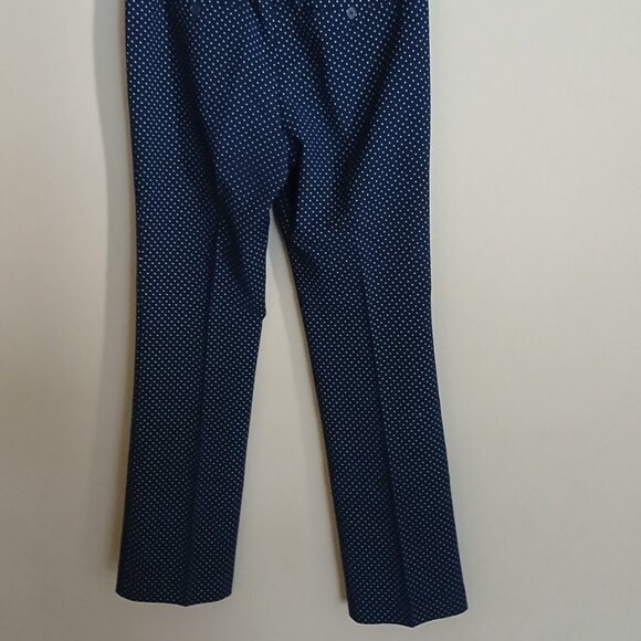 Seventh Ave Blue Polka Dot Pants - Picture 3 of 5